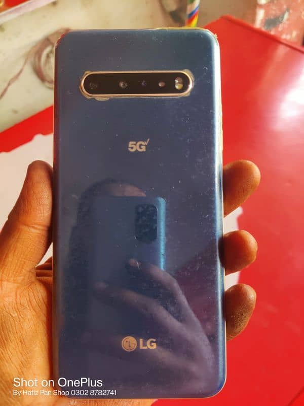 LG v 60 think 8/128 single sim pta approved 03161421677 2