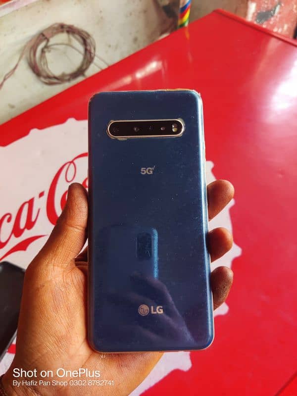 LG v 60 think 8/128 single sim pta approved 03161421677 3