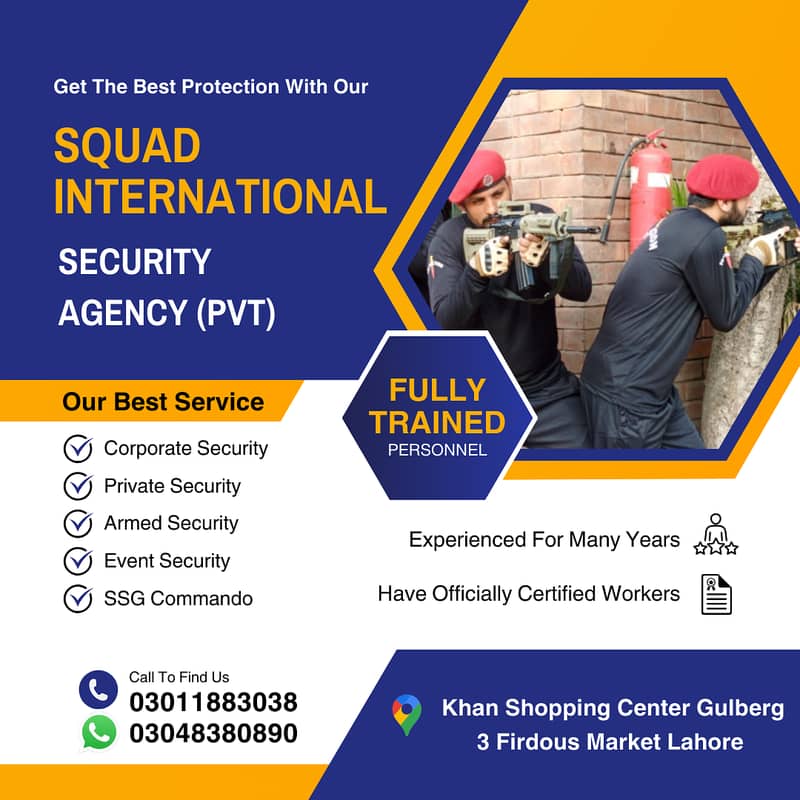 Security Guard Available | Staff Commandos| Security Services 0