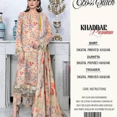 Brand Croos | Stich Orignal | Khaddar |Whole Sale Price