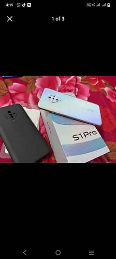 Vivo S1 Pro 8/128/ dabba charger  complet for sale wtsp no 03266030280