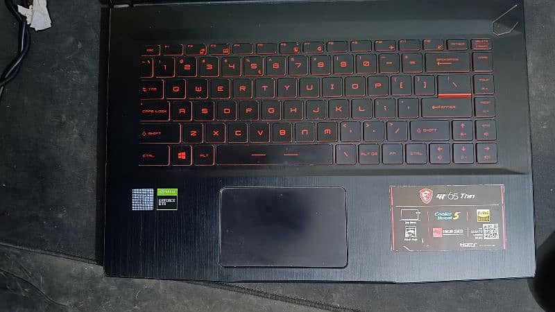 MSI GF65 i7 10th Gen 1660TI 32GB Ram Gaming laptop 0