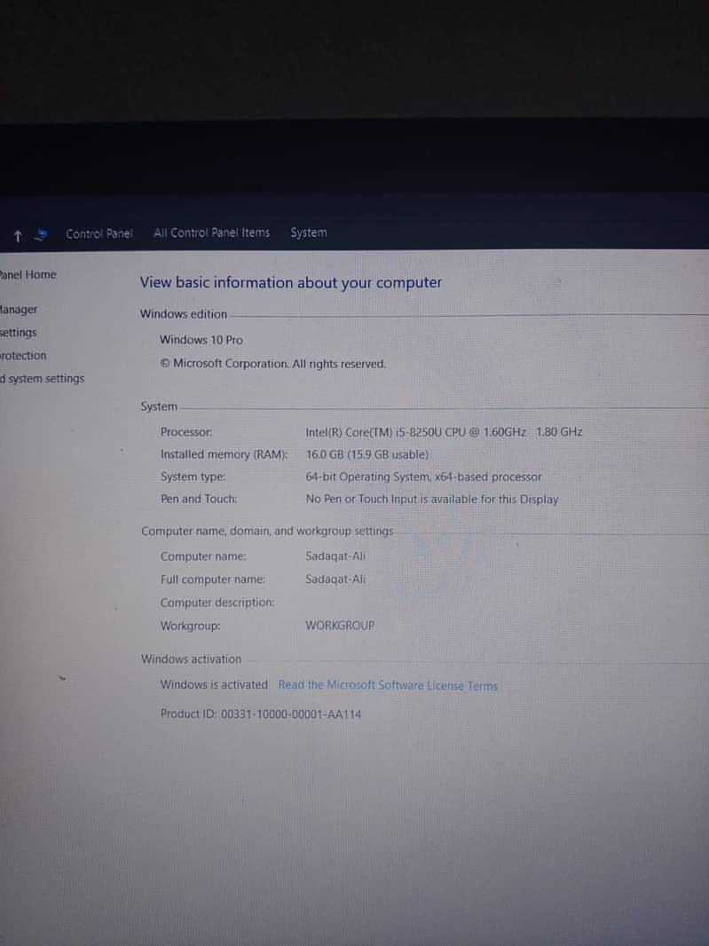 Dell Corei5 Inspiron 8th Gen 2TB x 2 SSDs For Sale 8