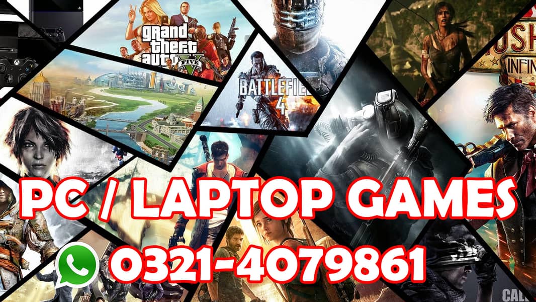 GTA 5 INSTALLED & All PC GAMES AVAILABLE ALL OVER PAKISTAN 0