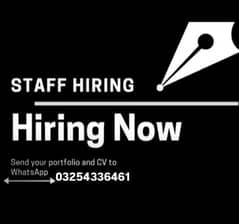 Required Male and Female, Lahore