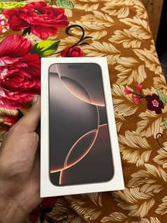 iphone 16 pro max HK 256gb Desert titanium 0