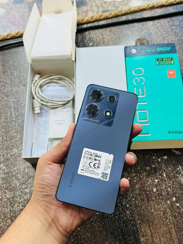 Infinix Note 30 Complete Box 0