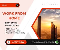 Data Entry / Typing Work – Apply Now!