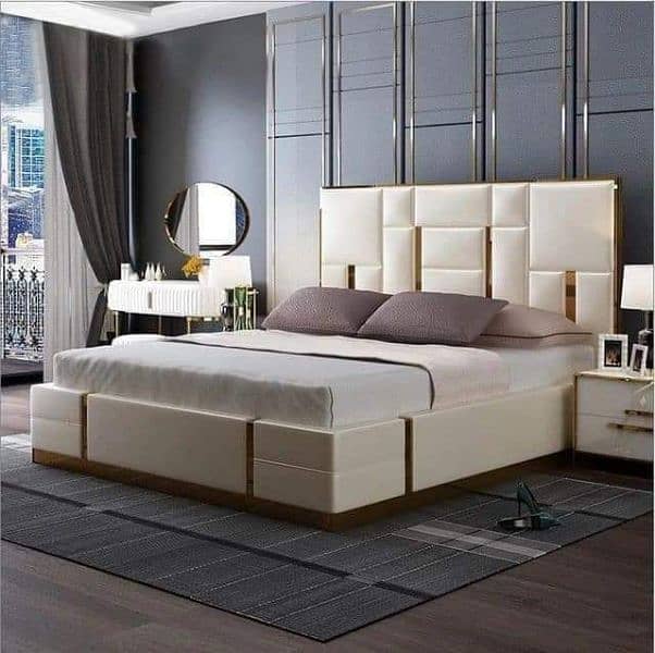 brand new double bed /bed set /wooden bed /palang/Turkish bed sofa set 1