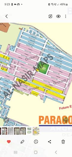 Orchards Block 5 Marla Plot, Acceleration Charges Paid, No Tax No Transfer Fee 0