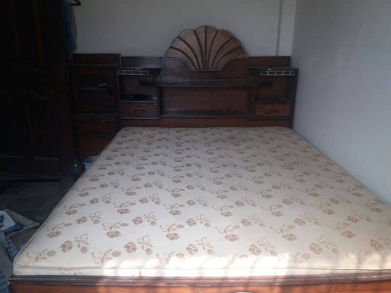 double bed with spring matrix 2