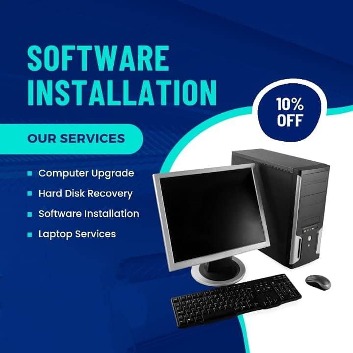 Affordable and Professional Software Installation & PC Services – 10% 0