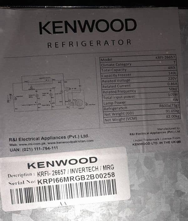 kenwood refrigerator 9