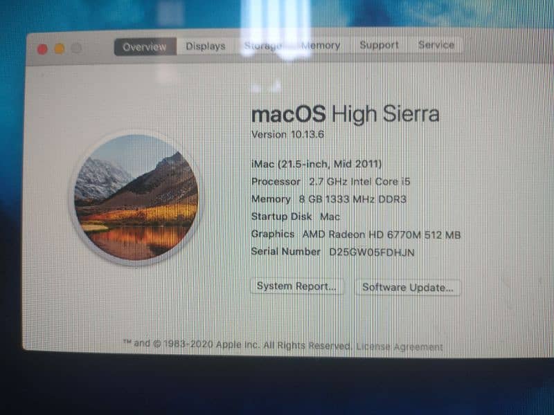 IMac 2012 . . ram 8 GB 500 hdd 128 GB SSD for sale 2