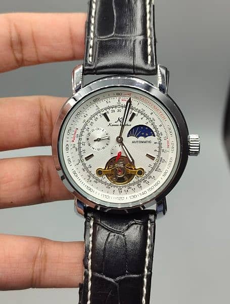 Automatic Watch KRONEN & SOHNE Luxury Tourbillion Moon Phase 1