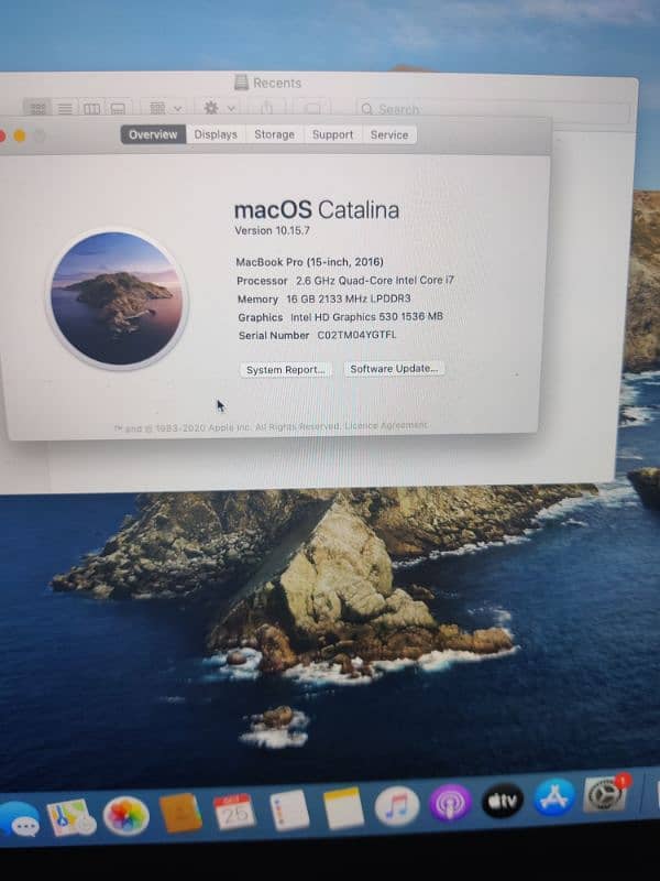 urgent selling Apple MacBook pro 2016 15" display 11