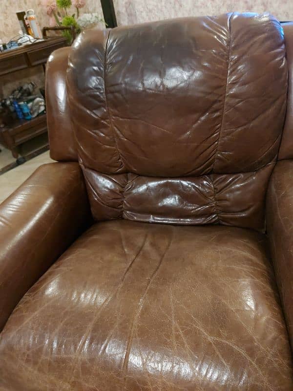 Diamond Pure leather Extra large Recliner 2