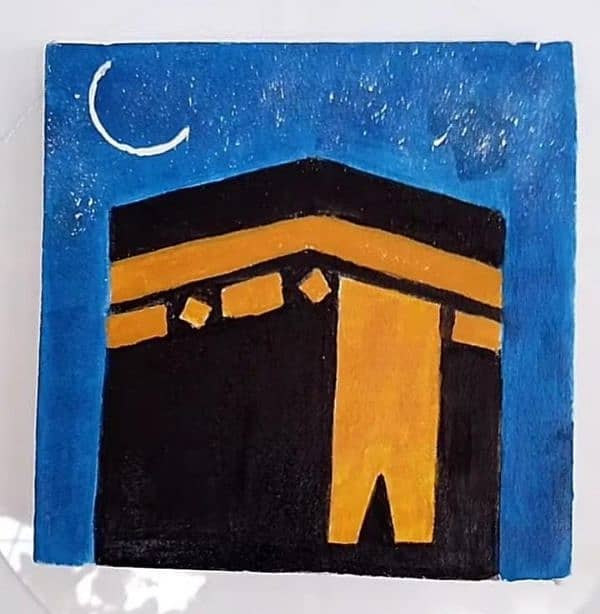 Handmade khana kaaba Painting Each Painting 1000 Rupees. 0