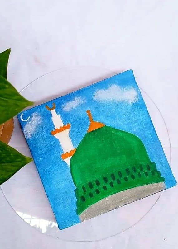 Handmade khana kaaba Painting Each Painting 1000 Rupees. 3