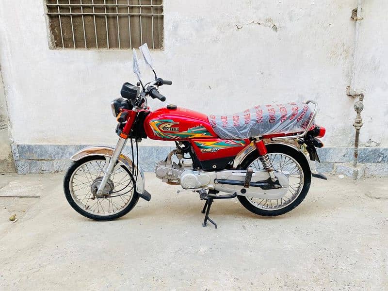 United 70cc  2023Model total original  8000km use just Best for 2024 9