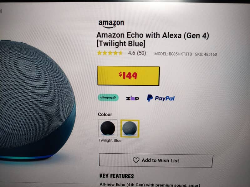 Alexa Echo Dot (4th Generation) -Twilight blue 6