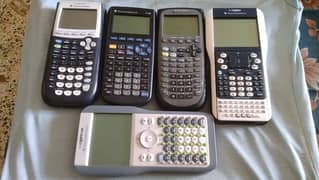 Texas Ti 89 titanium-Texas Ti 84 Plus-Ti nspire-hp 48G calculators