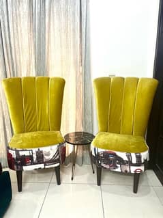 high back chairs, for bed room/ living room