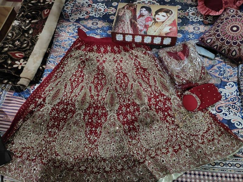 Bridal lehenga only one time used 1