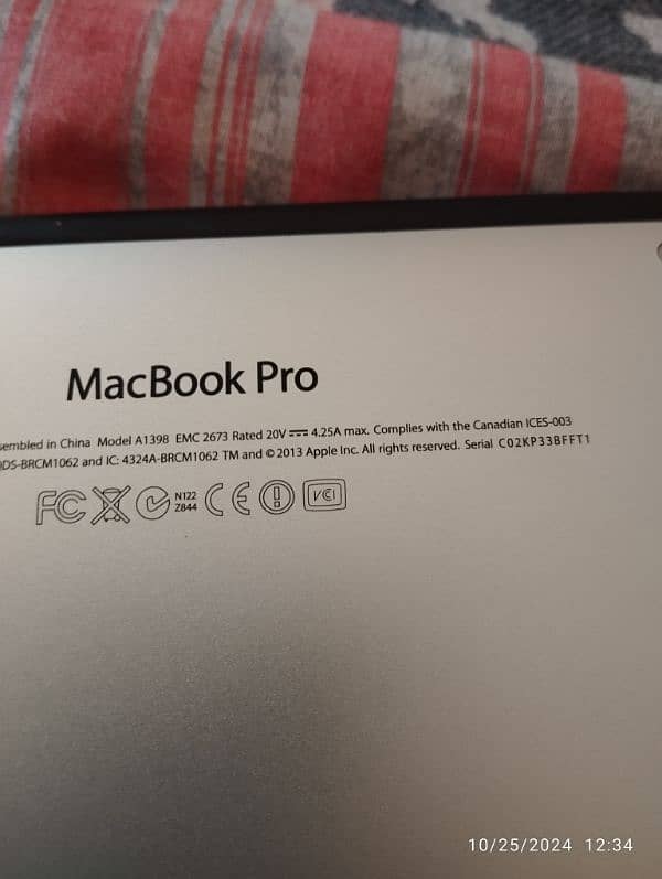 MacBook pro 2013 512/16 i7 lush 3