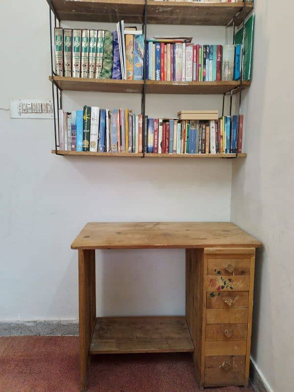 Solid Wood Study Table 1