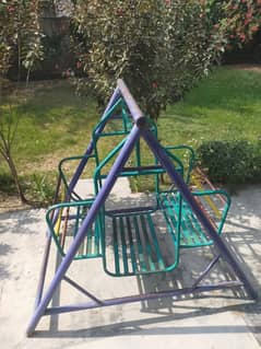 colourful 4 seater swing for children