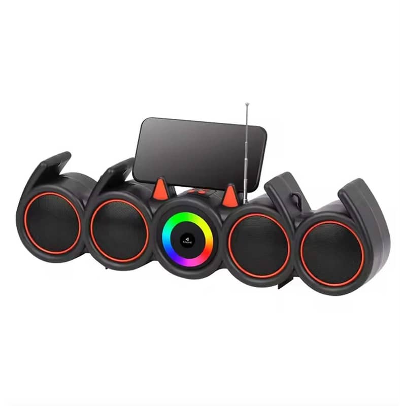 KISONLI S16 TWS DJ POWERED PORTABLE MINI FM RADIO SPEAKER WITH SOFT CO 1