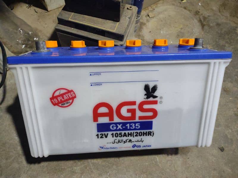 AGS Battery 19 Plates Per cell 3