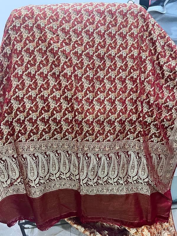 indian Banarsi saree and blouse fabric 0