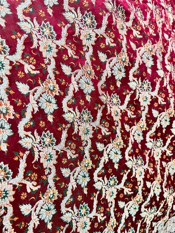 indian Banarsi saree and blouse fabric 1