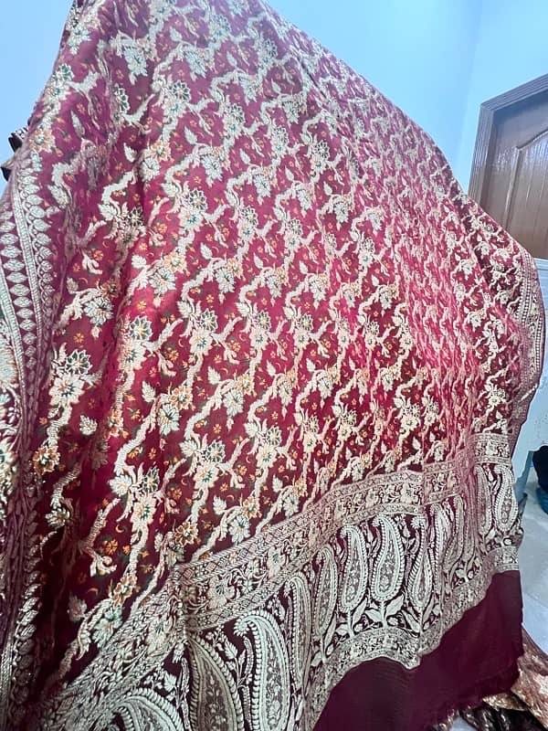 indian Banarsi saree and blouse fabric 3