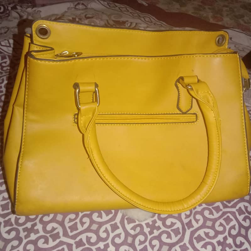 Stylish Mustard color Bag 3