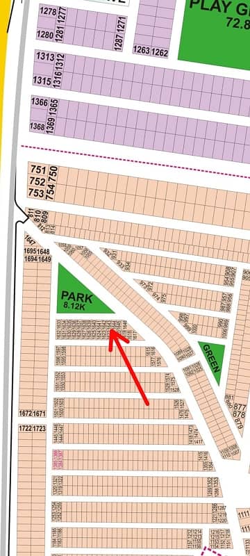 DHA Phase 9 Prism Block K Plot 1643 Facing Park 60 Feet Road 0