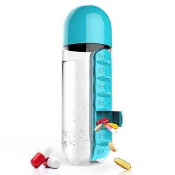 Pills Case Water Bottle and Cup 7