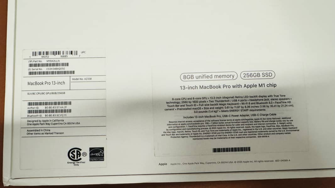 Apple Macbook Pro 13 M1 2020 8/256 7