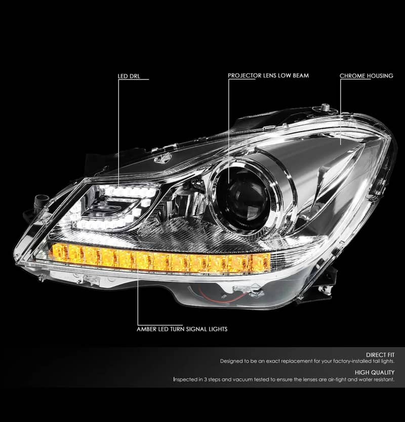 W204 C class Headlights Brand New. 3