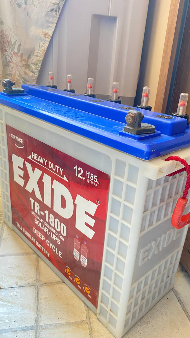 EXIDE TR-1800 Tubular Deep Cycle Battery - Excellent Condition 4