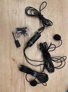 BOYA Microphone Dual omni directional Lavalier Mic