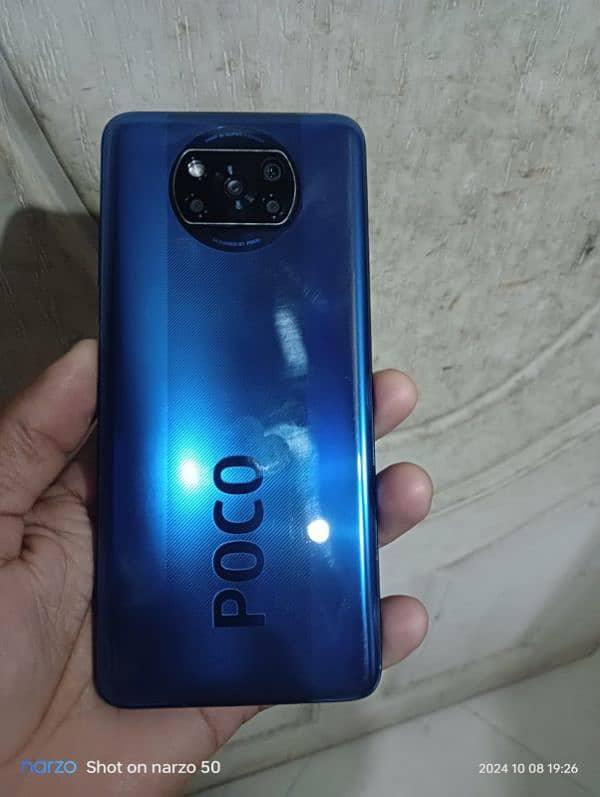 Poco x3pro 6 2 128 good condition no any falt 10by9.5 0