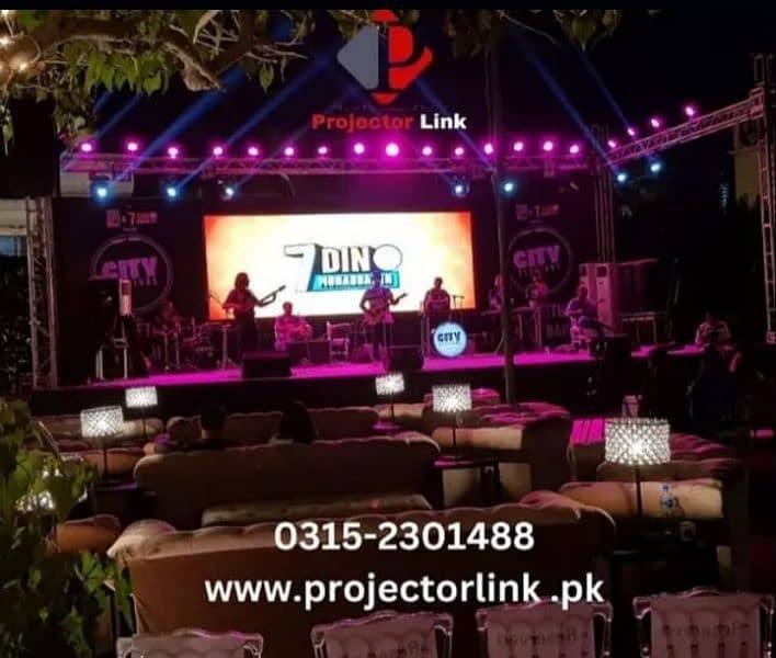 Audio visual equipment rental , smd sound system projector in karachi 10