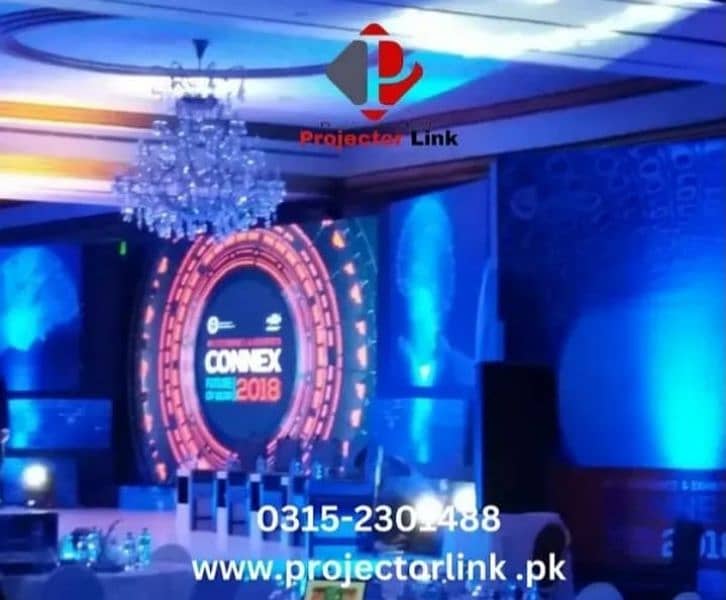 Audio visual equipment rental , smd sound system projector in karachi 13