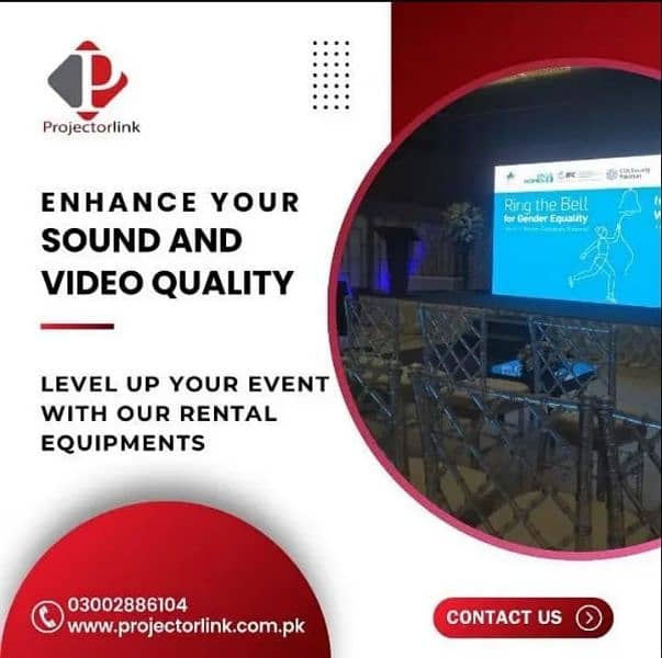 Audio visual equipment rental , smd sound system projector in karachi 15