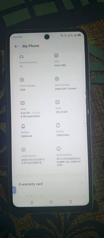 Tecno 10 pro for sale warranty Dec 28 validity fresh 2