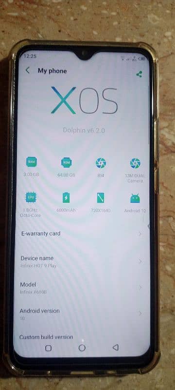 infinix hot 9 play 3/64 7