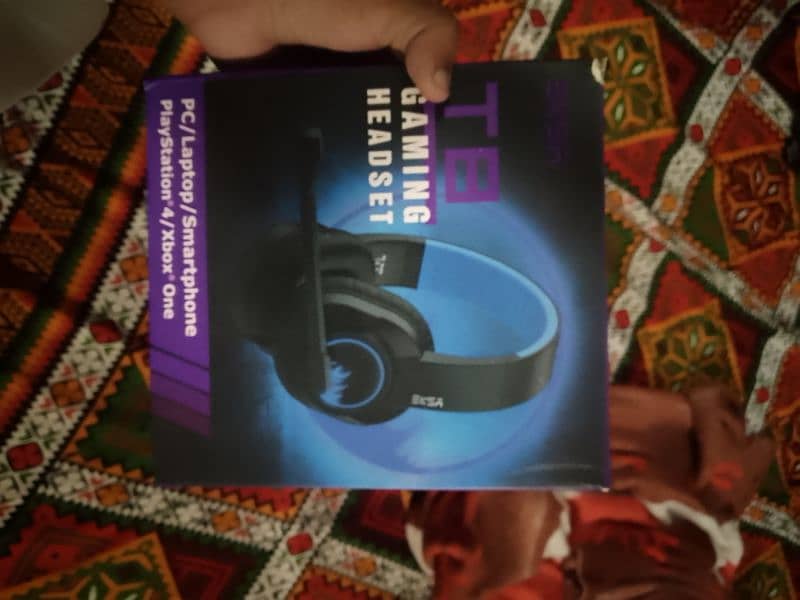 T8 GAMING HEADSET RGB LIGHTS with microphone 5